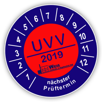 plakette uvv frt